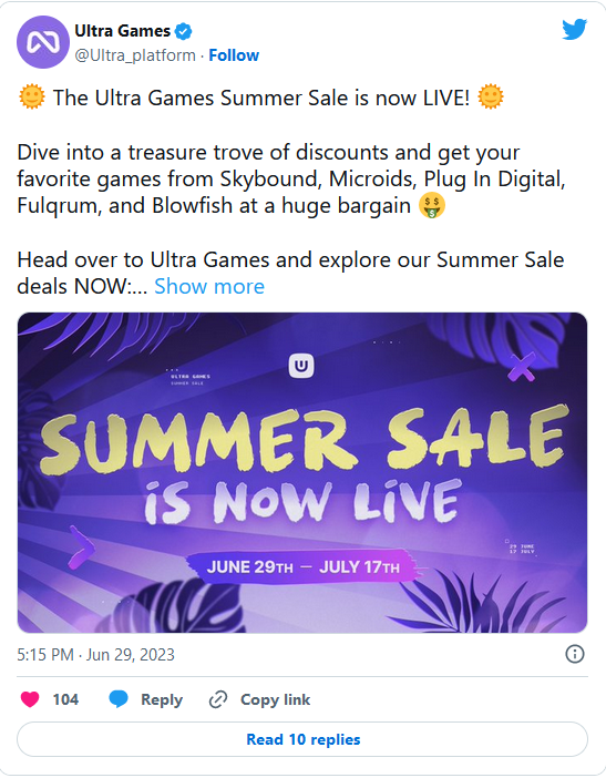 Summer sales