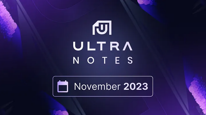 Ultra Notes — Novembre : Bêta ouverte d'Electron, Classements, Nouveaux jeux, Prix GAM3