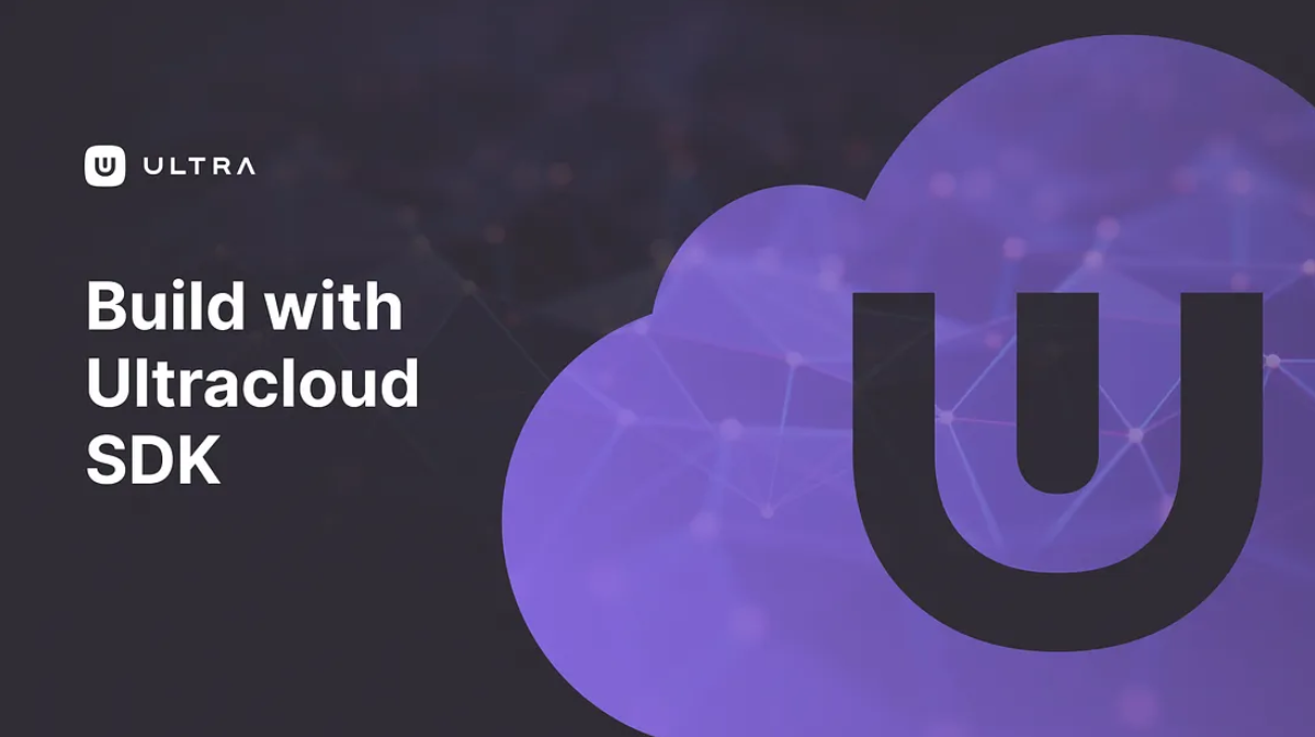 Créez avec Ultracloud, notre incroyable SDK de jeu