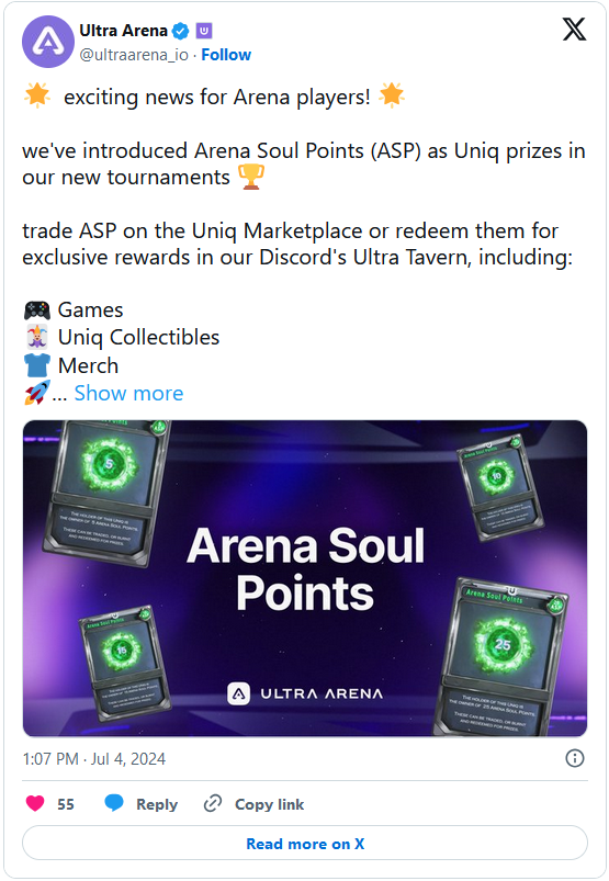 arena soul points